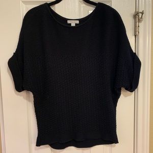 NY&C black short sleeve sweater